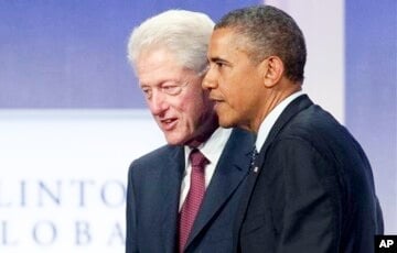 Абама і Клінтан заклікалі амерыканцаў пратэставаць супраць палітыкі Трампа